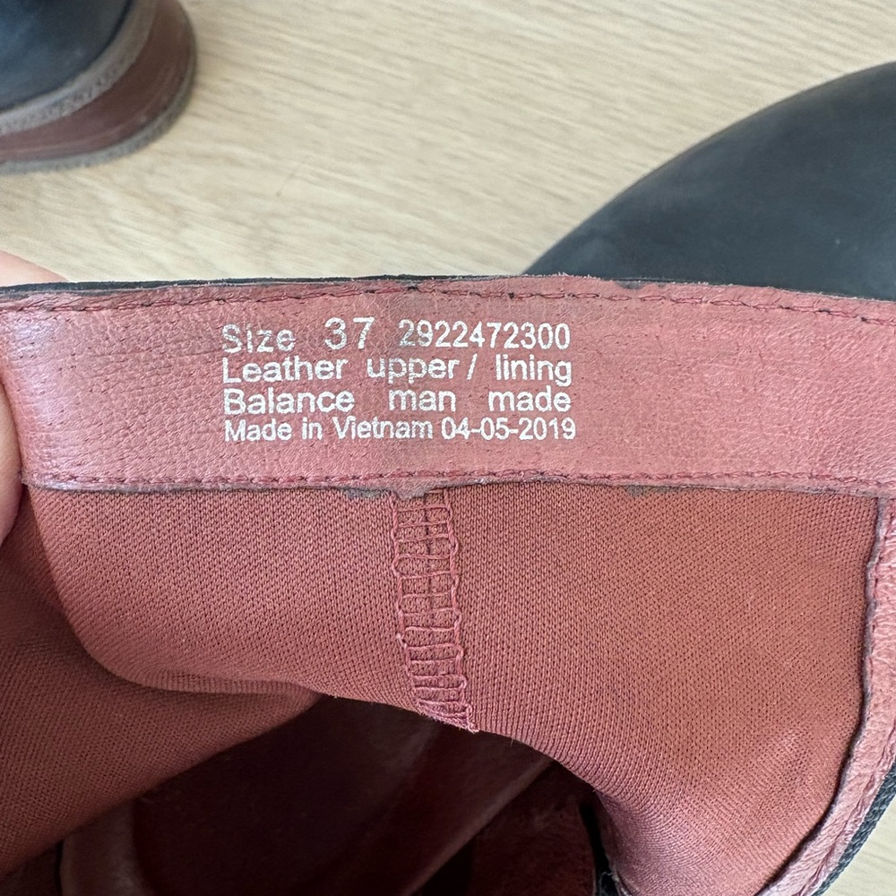 Dansko Dark Leather Ankle Booties - Picture 3 of 3